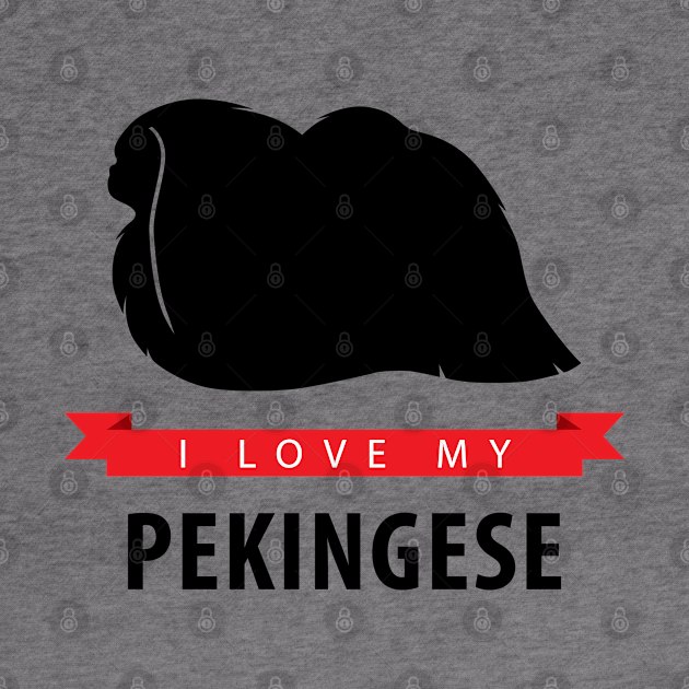 I Love My Pekingese by millersye